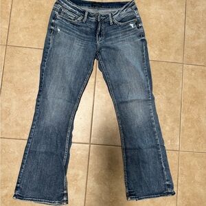 Silver Jeans Women's Flare Blue Denim